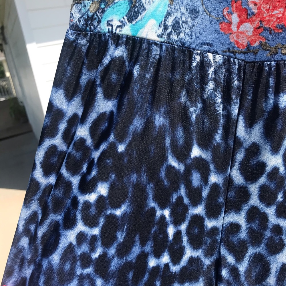 One left,  Animal Print Palazzo Pants Medium - Picture 4 of 9
